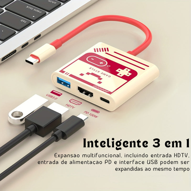 adaptador, adaptador hdmi, adaptador usb, cabo otg tipo c, adaptador usb c