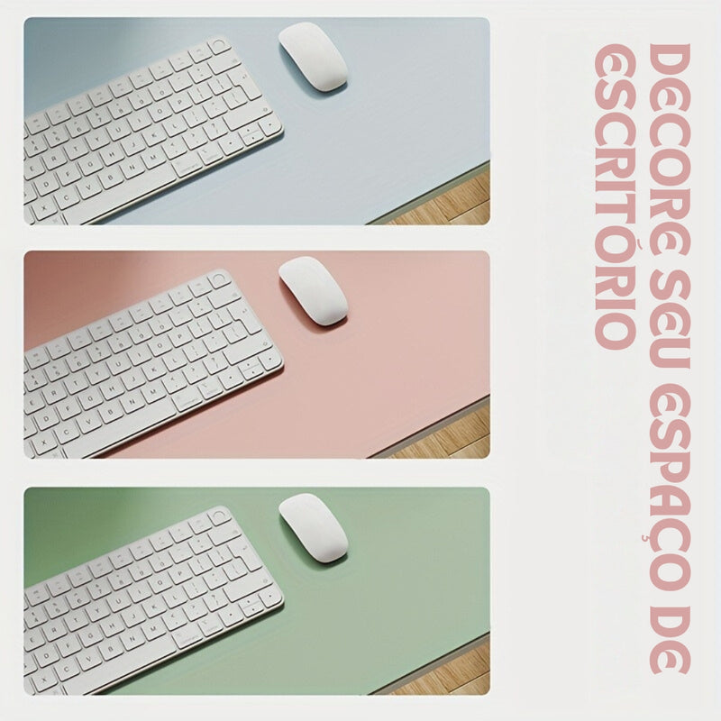 mouse pad, mouse pad grande, pad mouse pad, desk pad couro, desk pad