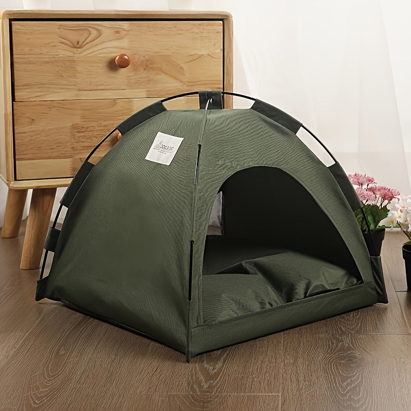 Tenda Pet acolhedor para gatos e cães, Macio e confortável dormir ninho, Design cor sólida