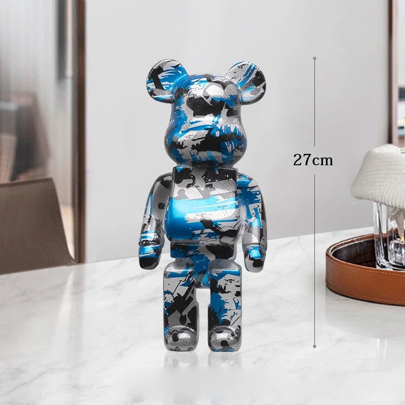 decoração, decoração de sala, decoração sala, decoração de quarto, decoração quarto, decoração para sala, urso de decoração, urso para mesa de escritório, urso para enfeitar quarto, urso de resina