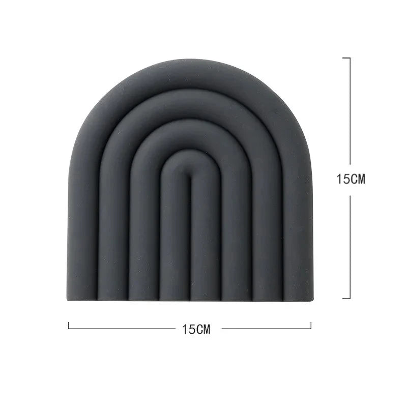 suporte de panela

silicone

resistente ao calor

esteira de mesa

decoração de mesa

