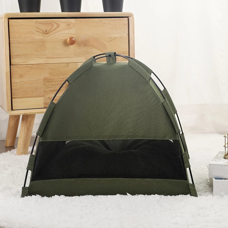 Tenda Pet acolhedor para gatos e cães, Macio e confortável dormir ninho, Design cor sólida