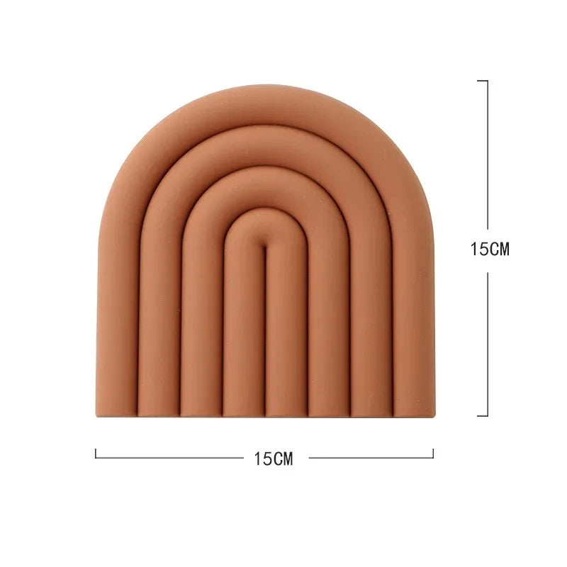 suporte de panela

silicone

resistente ao calor

esteira de mesa

decoração de mesa

