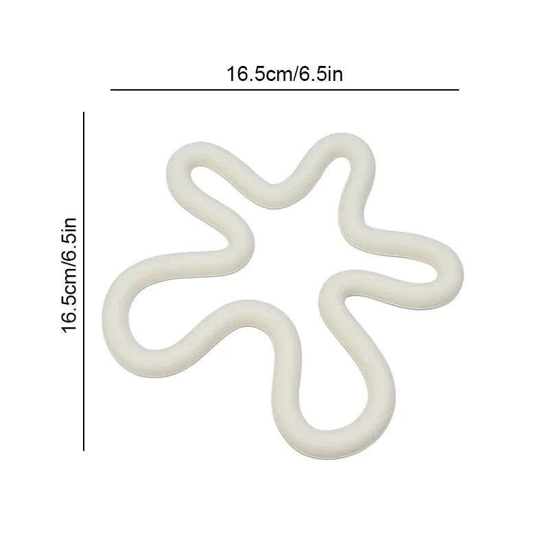 Tapete de mesa de silicone irregular geométrico resistente ao calor copo de bebida porta-copos antiderrapante pote titular placemat cozinha pan almofadas