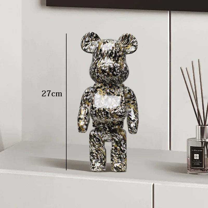 decoração, decoração de sala, decoração sala, decoração de quarto, decoração quarto, decoração para sala, urso de decoração, urso para mesa de escritório, urso para enfeitar quarto, urso de resina